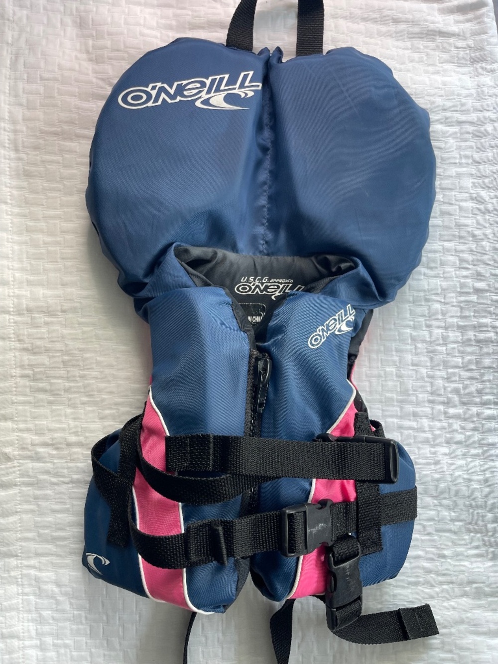 O’Neill Infant Life Jacket, Blue and Pink